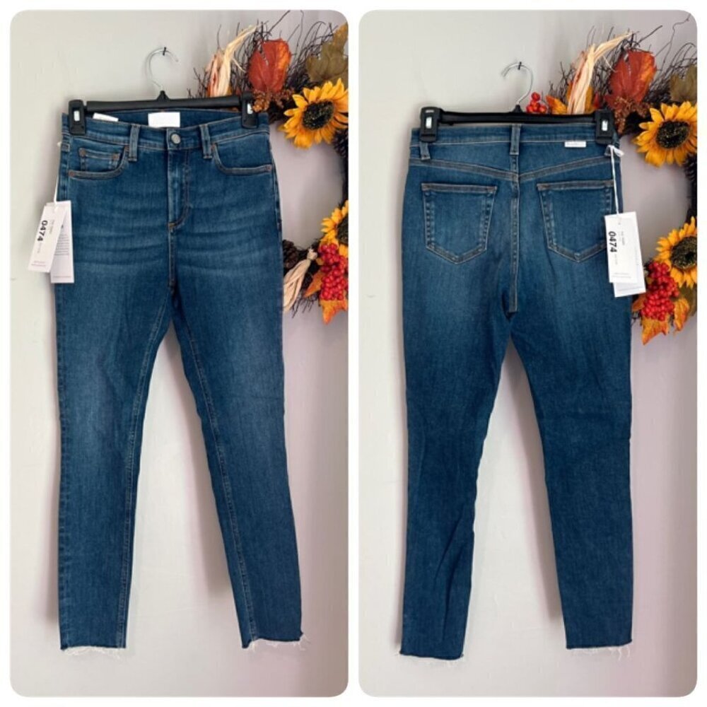 Boyish The TEDDY Stretch Bottom Raw Hem Jeans Sz 25 in AVALON
